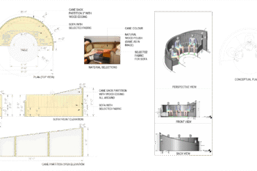 YANKI SIZZLERR_RESTAURANT_CURVED SOFA DETAIL